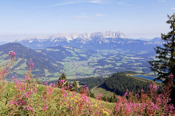 kitzbuhel - hahnenkamm foto e immagini stock