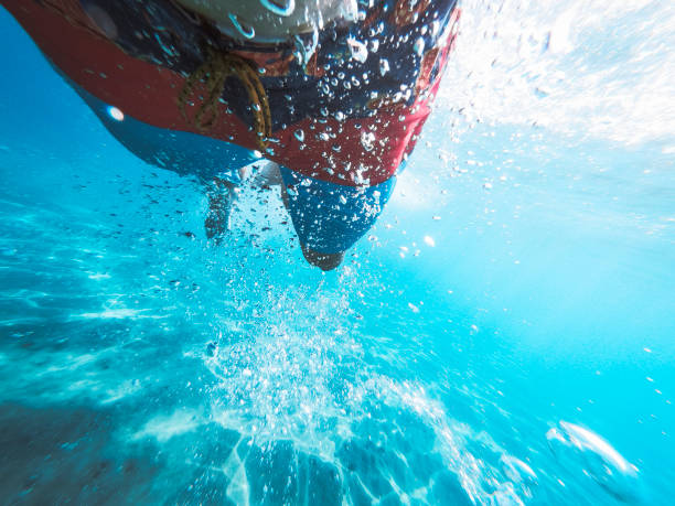 istock Underwater adventures - Air bubbles in the sea 1171575977