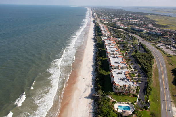 istock Aerial view St Johns County Florida Beaches 1171579644