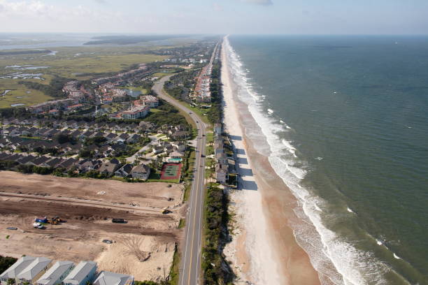 istock Aerial view St Johns County Florida Beaches 1171579760