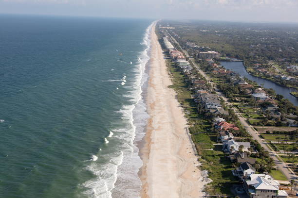 istock Aerial view St Johns County Florida Beaches 1171579782