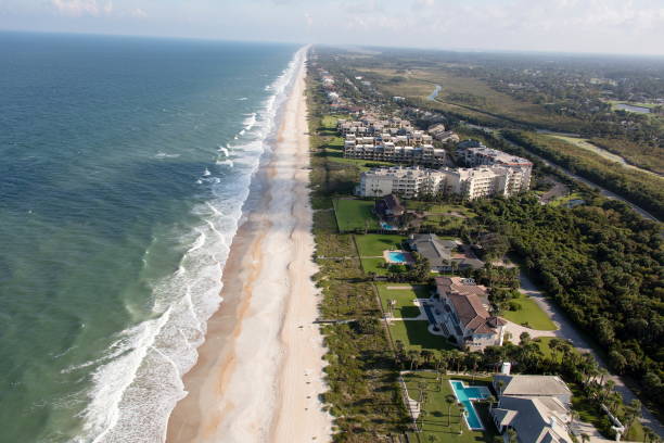 istock Aerial view St Johns County Florida Beaches 1171579826
