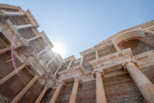 греческая гимназия сардиса в древнем городе сардис - ephesus greek culture temple greece стоковые фото и изображения