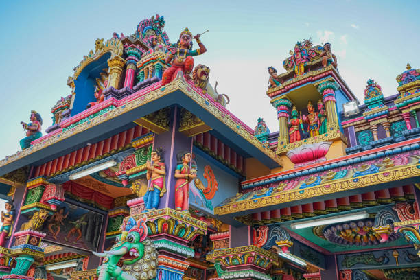 Hindu temple in Port Louis Mauritius