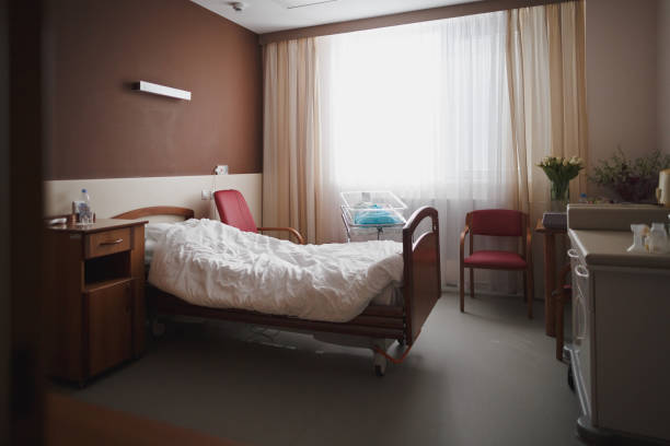 istock Empty room in maternity hospital 1171595635
