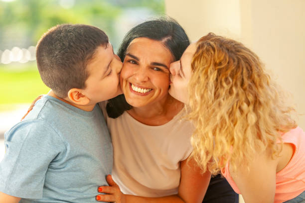 istock Happy mother with kids 1171597337