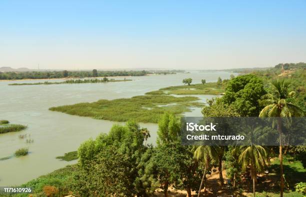 Niger River From The Left Bank Niamey Niger Stock Photo - Download Image Now - Niger River, Niger, Niamey
