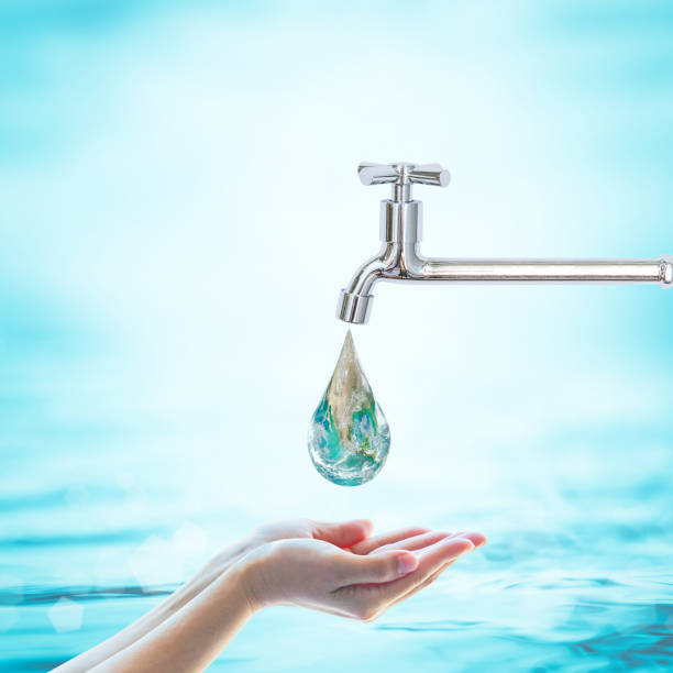 istock World water day, saving water and environmental protection concept. Element of this image furnished by NASA 1171612569