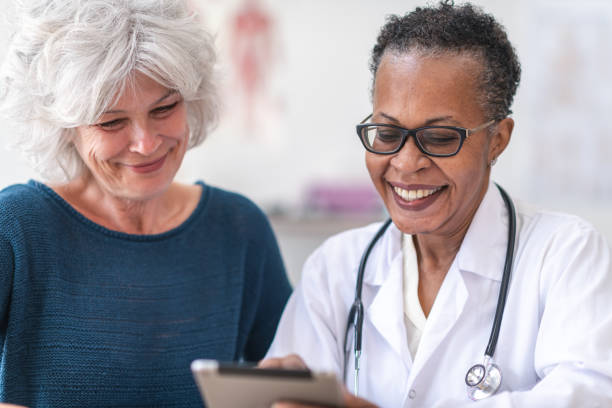 istock Reading through a senior patients test results 1171613090