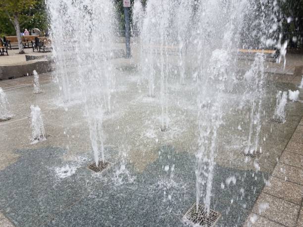 istock water fountain with stone floor and water jets 1171626204