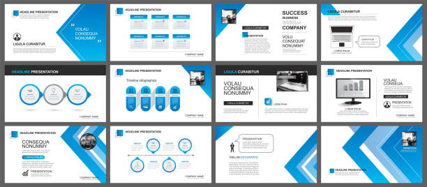 Presentation and slide layout background. Design blue gradient arrow template. Use for business annual report, flyer, marketing, leaflet, advertising, brochure, modern style. Presentation and slide layout background. Design blue gradient arrow template. Use for business annual report, flyer, marketing, leaflet, advertising, brochure, modern style. plan document stock illustrations
