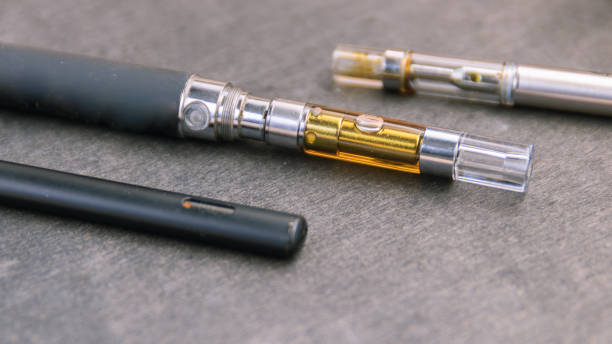 istock THC:CBD Extract Oil In Vape Pens Up Close 1171628815