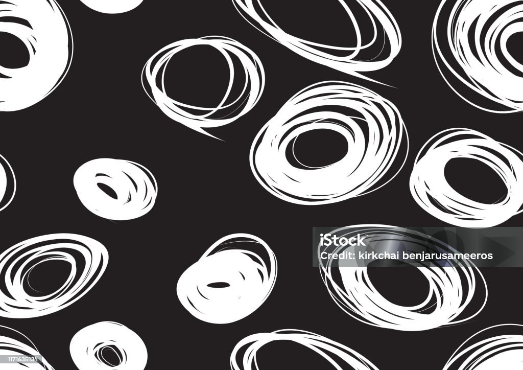 Pattern Ink Doodle Ink Abstract Doodle Seamless Pattern 60 Stock Illustration - Download ...