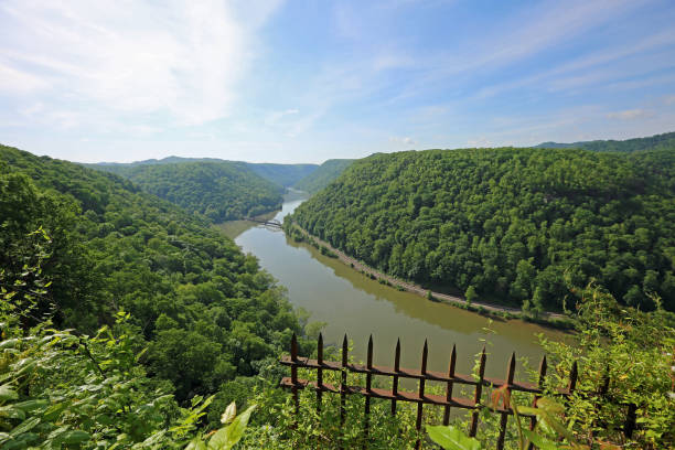 istock The fence and the view at new River 1171637603