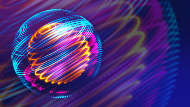 istock 5G digital world internet connecting, neon color light digital global in cyber space with data line transfer link for future connecting technology concept. 3d rendering visual model. 1171638605
