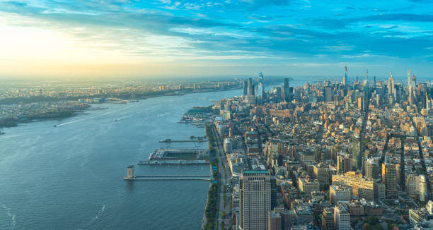 istock New York and Hudson river at sunset 1171638672