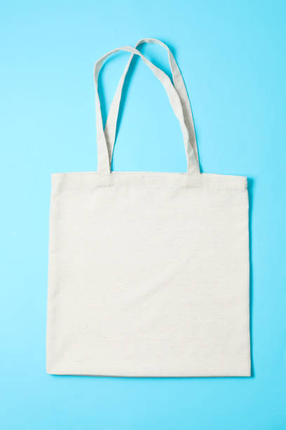 istock Eco bag on color background, space for text 1171646425