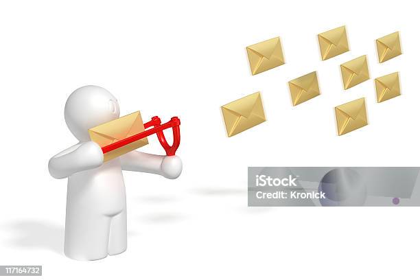 Launching Email Stock Photo - Download Image Now - E-Mail, Flying, Mail