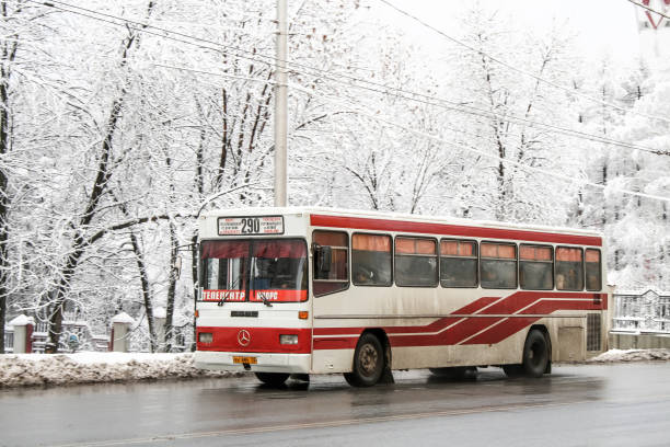 Ufa, Russia - November 25, 2008: Urban bus Mercedes-Benz Turk O325 in the city street.