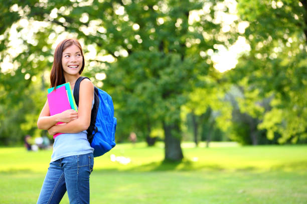 istock Back to school student girl looking to side 1171650462