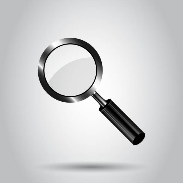 istock Loupe sign icon in flat style. Magnifier vector illustration on isolated background. Search business concept. 1171651976