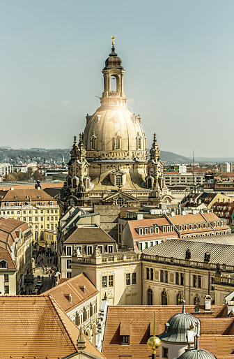 Skyline Dresden with Frauenkirche