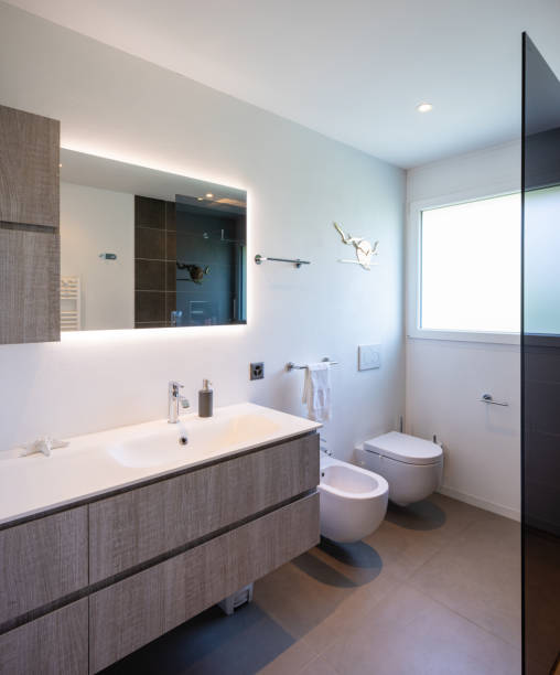 istock Interior of a modern toilet 1171661219