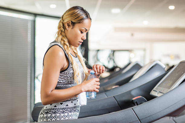 istock Beautiful Young Black Female Athlete working out in Gym Setting 1171664461
