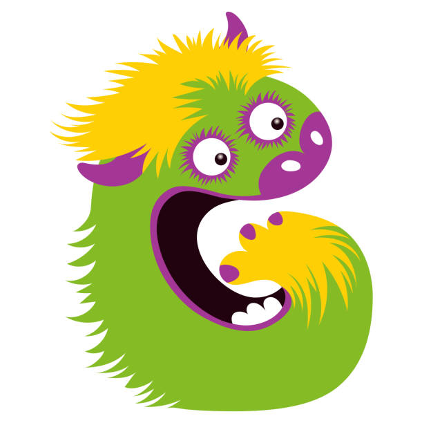 istock Cartoon capital letter G from monster alphabet 1171666291