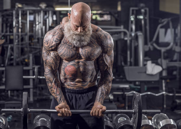 istock Gym Workout for a senior man 1171673660