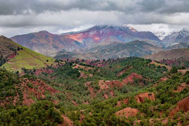 Atlas Mountain Pass Morocco,North Africa,Nikon D3x