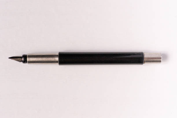 istock classic elegant fountain pen on the table, simple concept 1171676242