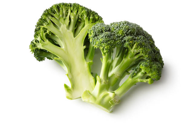 Vegetables: Broccoli Isolated on White Background Broccoli Isolated on White Background broccoli stock pictures, royalty-free photos & images