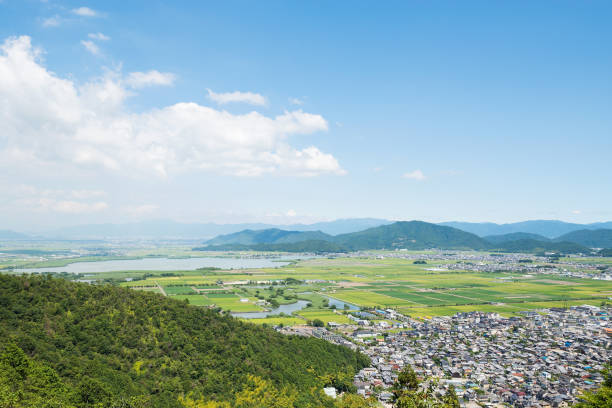 istock Scenery from mountain in Omihachiman 1171678155
