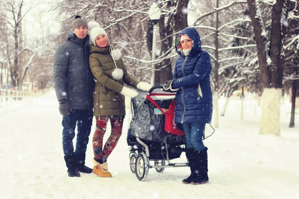 istock group walk outdoor winter snowy 1171687127