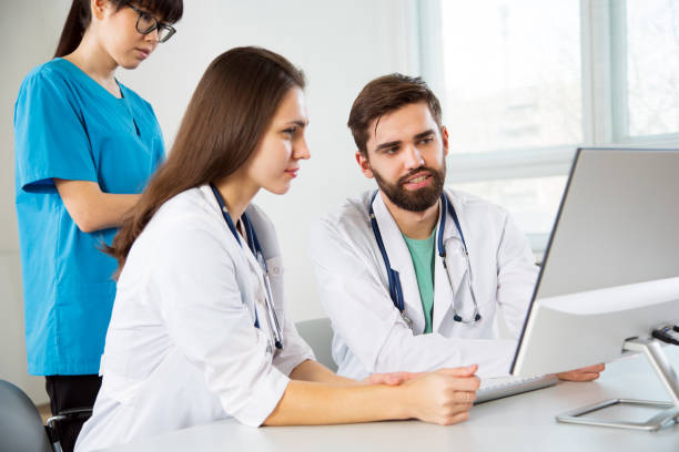 istock Group of doctors in the hospital 1171688509