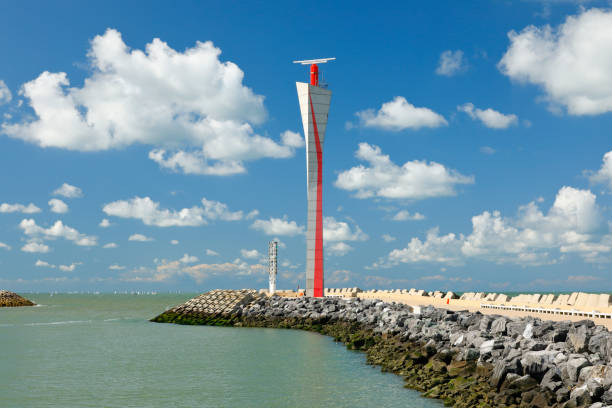 istock Pier with Harbor Control Tower, Ostend, Belgium 1171688792
