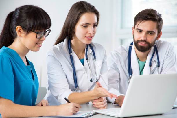 istock Group of doctors in the clinic 1171689120