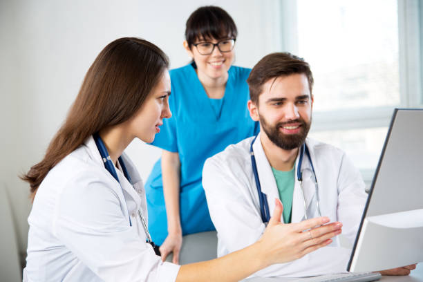 istock Group of doctors in the hospital 1171690783
