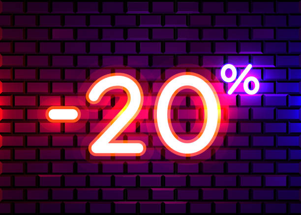 istock Sale glowing neon sign. Light vector background for your advertise, discounts and business. 1171697101