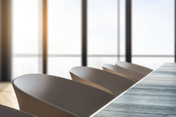 istock Row of office armchairs 1171697102