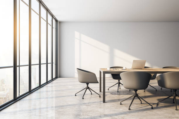 istock Concrete meeting room 1171698189