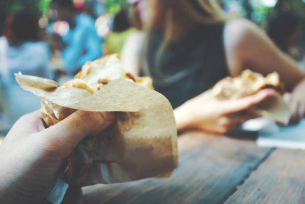 istock Eating street food 1171698305