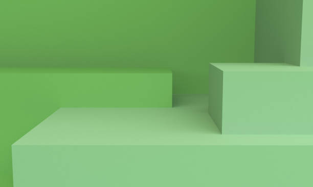 istock Abstract Trendy modern illustration background. Geometric shapes. 3d rendering. 1171705183