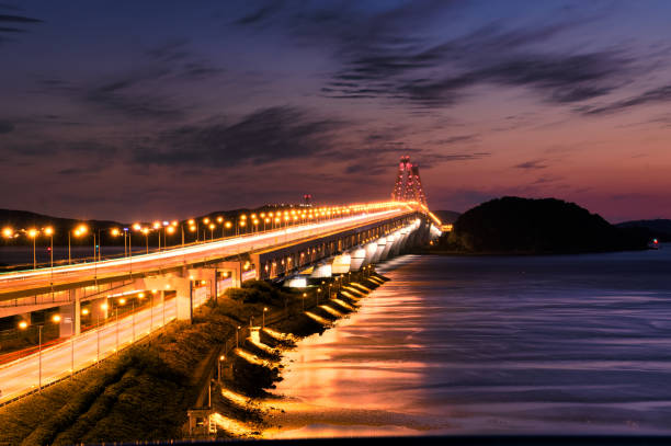 istock Night view of Yeongjong Bridge VD702 1171709489