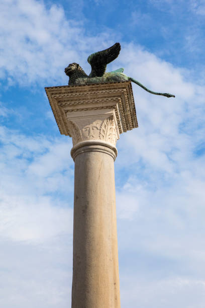 istock Lion of St. Mark Column in Venice, Italy 1171712771
