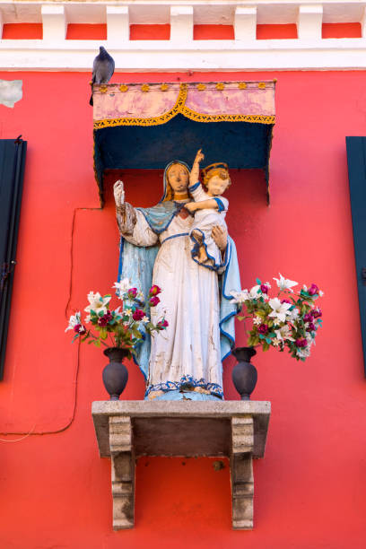 istock Religious Sculpture on a Building in Burano, Italy 1171713981