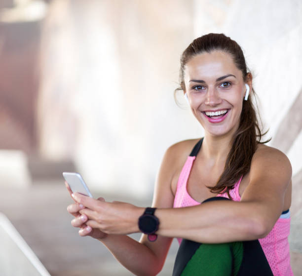 istock Female runner in a urban city area 1171714077