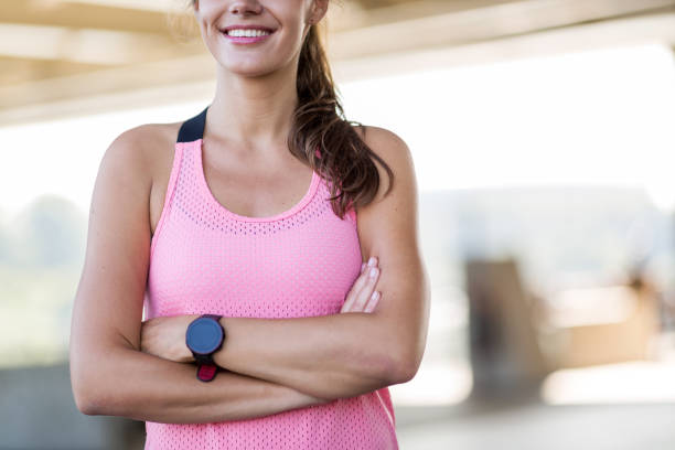 istock Female runner in a urban city area 1171714324