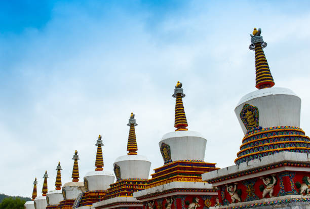 istock Buddhist Pagoda and Buddhist Architecture in Tibet, China 1171714812